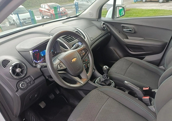Chevrolet Trax cena 39900 przebieg: 100963, rok produkcji 2013 z Pruszcz Gdański małe 379